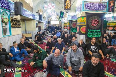 مراسم شب هفت سرتیپ دوم پاسدار شهید والامقام موسویان عصر امروز شهر ناراق مسجد جامع