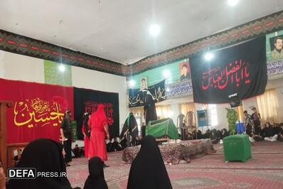 تصاویر/ آیین نخل گردانی و تعزیه در شهرک احتشامیه اراک