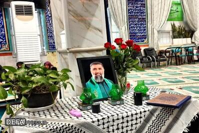 مراسم سالگرد شهید کربلایی جواد سعیدی