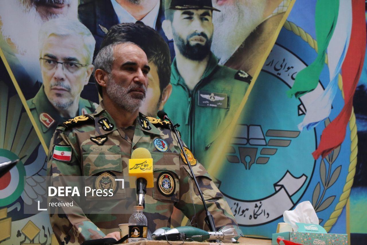 Генерал-майор Джаханшахи: уничтожение разведывательного беспилотника «Херон» силами противовоздушной обороны сухопутных войск армии / создано управление технологий в сухопутных войсках армии.