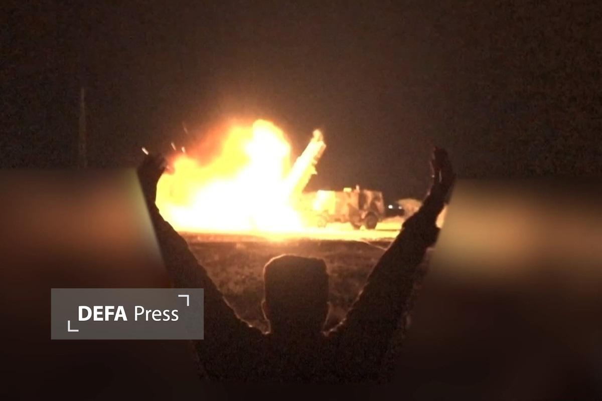 Стремительная атака «Военно-морских сил КСИР» на укрытие вражеских морских пехотинцев в ходе 88-й волны операции «Правдивое обещание 4»