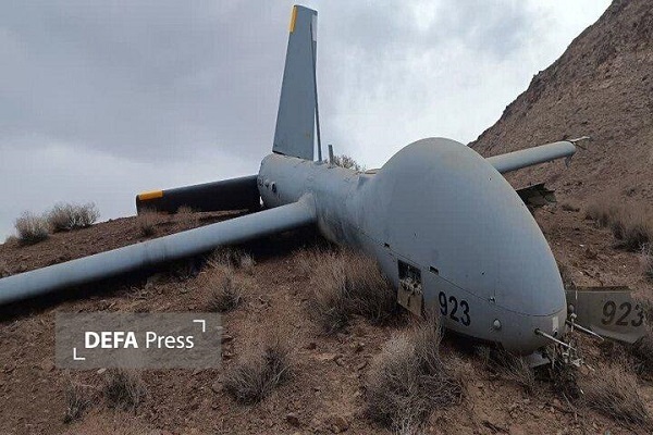 Сбитие беспилотника сионистского режима в небе над Каср-э-Ширин