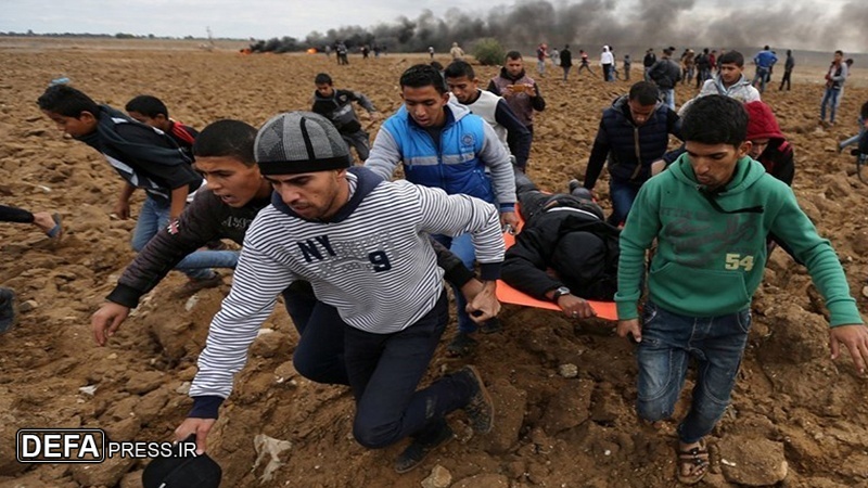 پرامن واپسی مارچ پر اسرائیلی حملہ 40 فلسطینی زخمی