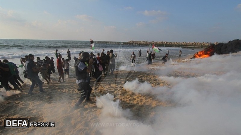 فلسطینیوں کے بحری مارچ پر اسرائیلی فوج کی فائرنگ