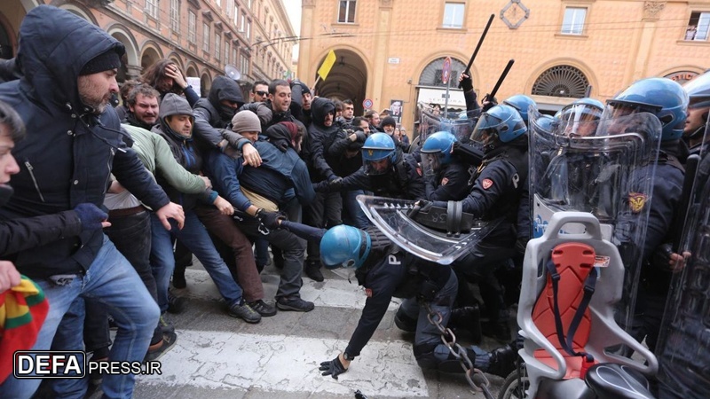 اٹلی میں فسطائیت مخالفین اور پولیس میں جھڑپیں