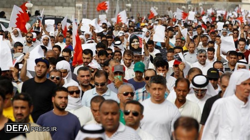 بحرین میں سعودی فوج کے ہاتھوں عوامی قتل عام کی بر‎سی پر مظاہرے