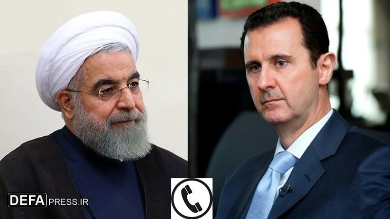 ایران اور شام کے صدور کی ٹیلی فونی گفتگو