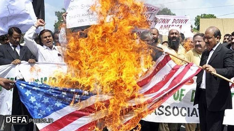 امریکی مداخلت کے خلاف پاکستان میں احتجاج