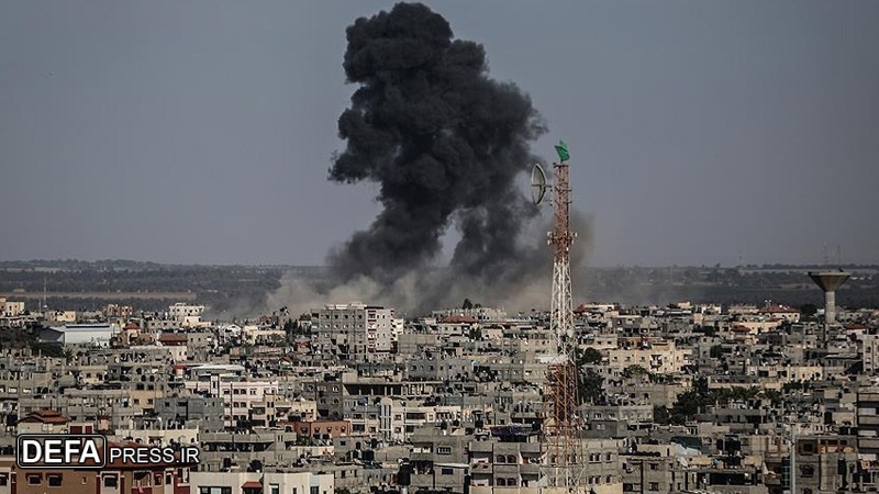غزہ پر اسرائیل کی شدید بمباری