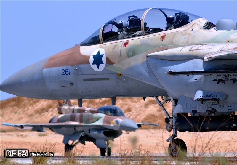 صہیونی لڑاکا طیاروں کی غزہ کی پٹی پر بمباری