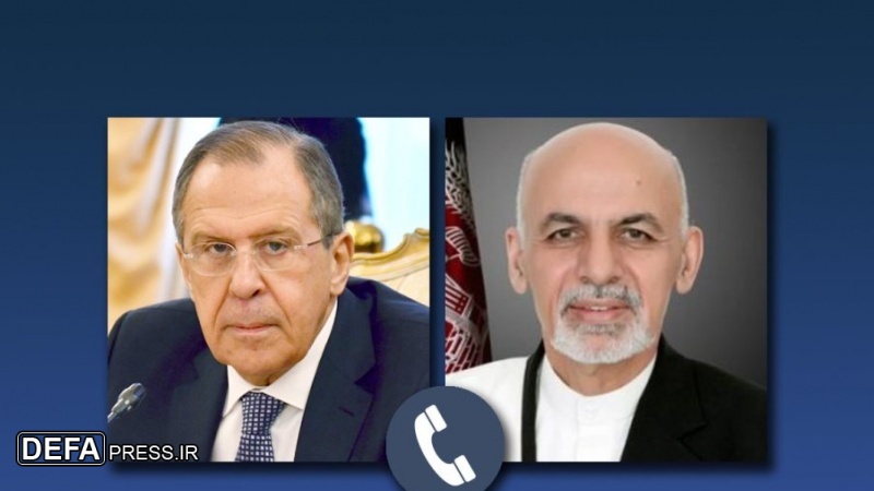 افغان صدرکی روسی وزیر خارجہ سے ٹیلی فونک گفتگو