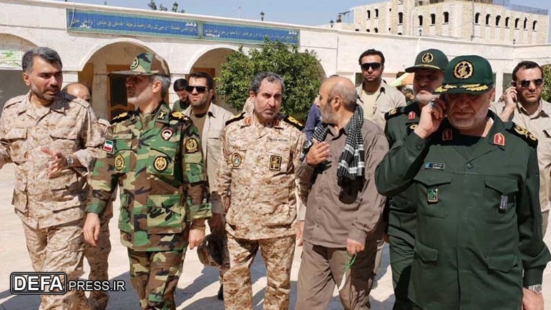 ایرانی وزیر دفاع کا شام کے شمالی شہر حلب کا دورہ