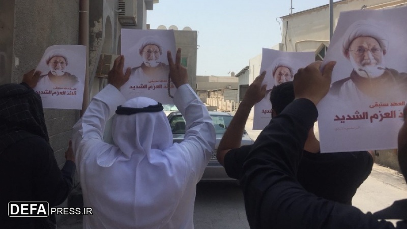 بحرین میں شیخ عیسی قاسم کی حمایت میں مظاہرہ