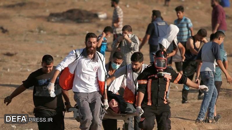 فلسطینیوں کے واپسی مارچ پر صیہونیوں کا حملہ