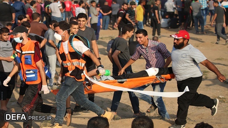 پرامن واپسی مارچ پر وحشیانہ حملہ، ایک فلسطینی شہید 185 زخمی
