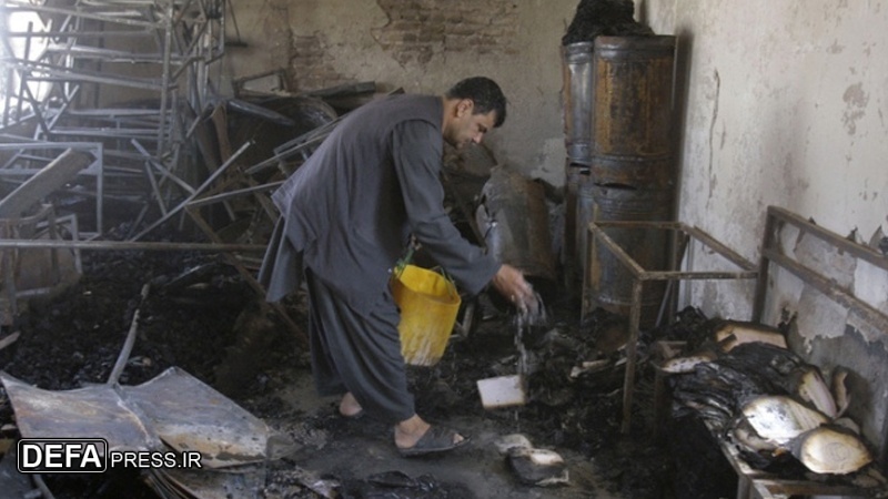 امریکی فوج نے افغانستان کے ایک دینی مدرسے کو آگ لگا دی