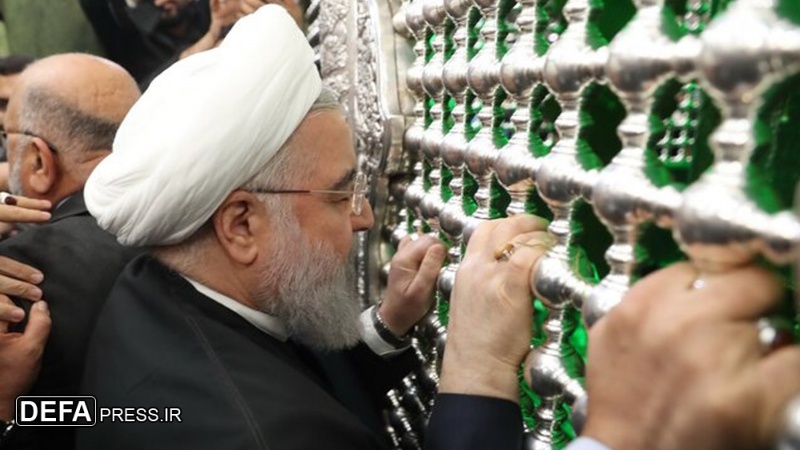 صدر روحانی کا دورہ عراق ، کربلائے معلی میں عتبات عالیات کی زیارت