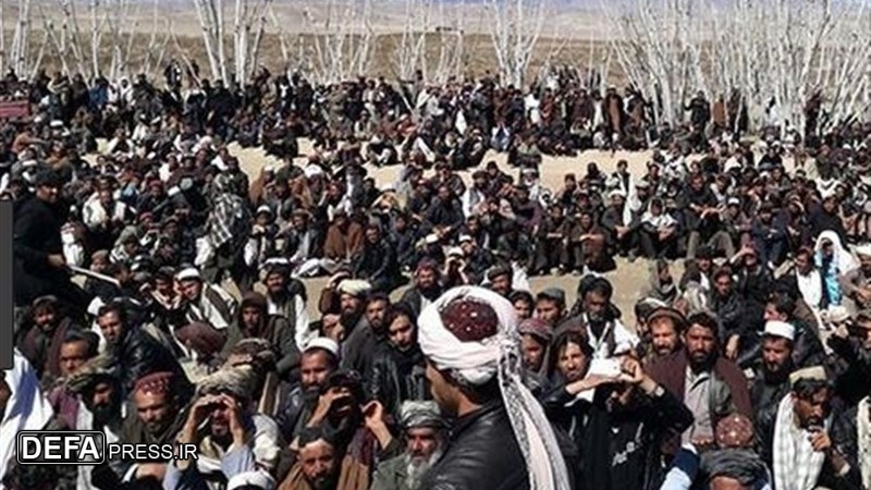 افغانستان میں امریکی فوج کے خلاف مظاہرہ