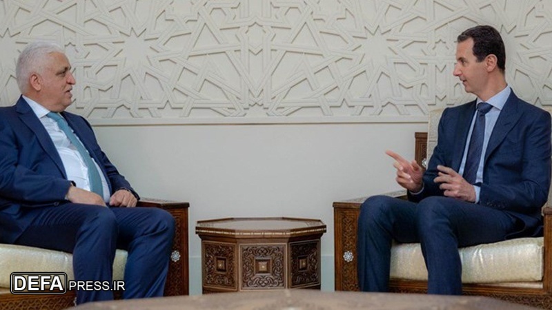 شامی صدر سے عراق کے قومی سلامتی کے مشیر کی ملاقات