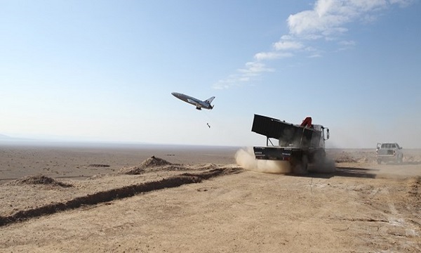 ایرانی فوج نے کرار ڈرون سے میزائل فائر کرکے دشمن کے ہدف کو تباہ کردیا