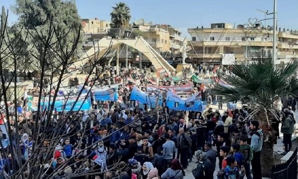 صدر بشار اسد کی حمایت میں شامی شہریوں کے مظاہرے