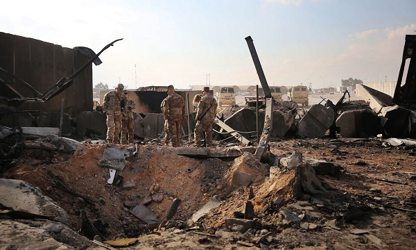 عراق میں امریکی فوجی اڈے عین الاسد پر راکٹوں سے حملہ