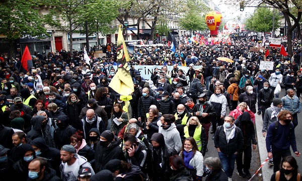 فرانس میں حکومت مخالف مظاہرے