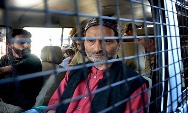 حریت پسند رہنما یاسین ملک کو تہاڑ جیل کے علیحدہ سیل میں منتقل کر دیا گیا