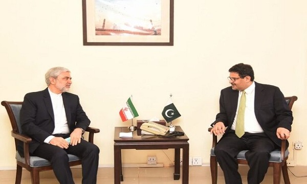 ایرانی سفیر کی پاکستان کے وزیر خزانہ مفتاح اسماعیل سے ملاقات