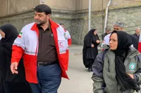 بازدید نماینده فدراسیون بین‌المللی صلیب سرخ از فعالیت‌های امدادی هلال‌ احمر