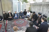 دیدار حجت الاسلام قریشی با خانواده شهید «ماموستا محمد نزهتی»