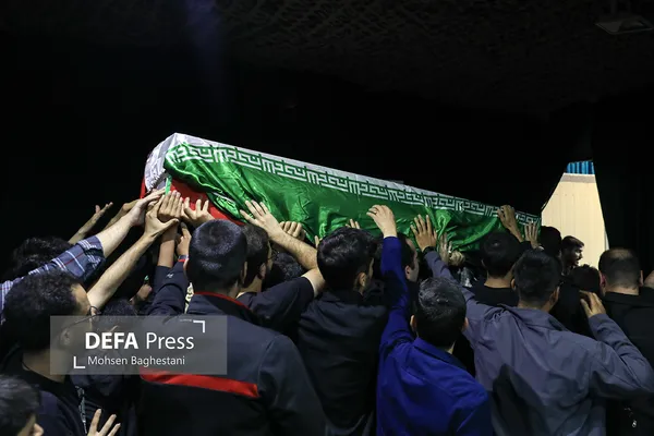 پیکر « شهید محمدرضا طالبی» در تهران تشییع شد