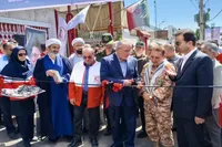گشایش نمایشگاه «دیدار در قاب غیرت» در هلال احمر قزوین