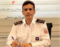 آماده‌باش آتش‌نشانی سمنان در مسیر عبور کاروان تشییع پیکر مطهر رهبر شهید