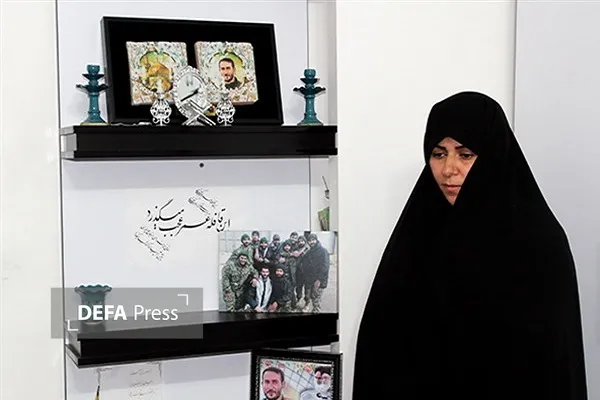«سوسن رمضانی»، همسر شهید مدافع حرم «فیروز حمیدی‌زاده»