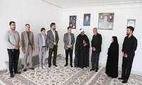 دیدار جمعی از  مسئولین و کارکنان دانشگاه لرستان با خانواده شهیدان قلی‌پور