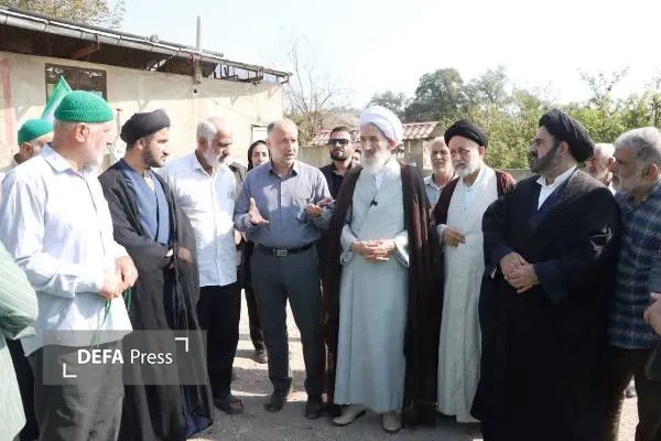 بازدید نماینده ولی‌فقیه در مازندران از روند ساخت مسجد روستای کِنِت بهشهر