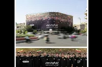 رونمایی دیوارنگاره جدید میدان انقلاب با طرحی از ملی‌پوشان کشتی