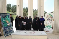 تجدید بیعت دانشجویان خراسان شمالی با آرمان‌های شهدا