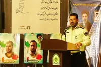سرهنگ جمالی: حفظ حرمت شهدا از طریق خدمت صادقانه به مردم محقق می‌شود