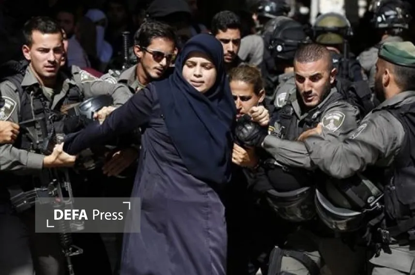 بازداشت مادر فلسطینی بازداشت مادر فلسطینی