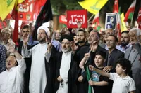 تصاویر/ ارومیه همچنان پای کار ایران؛ صد و هفتاد و چهارمین اجتماع شبانه