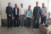 تکریم خانواده‌های معظم شهدا توسط آبفای اشکذر