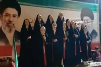 فیلم/ اجرای گروه سرود دختران فاطمی در تجمع شبانه شهر بیجار