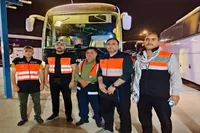 تصاویر/ خدمت‌رسانی راهداران خراسان شمالی به زائران اربعین در مرز مهران