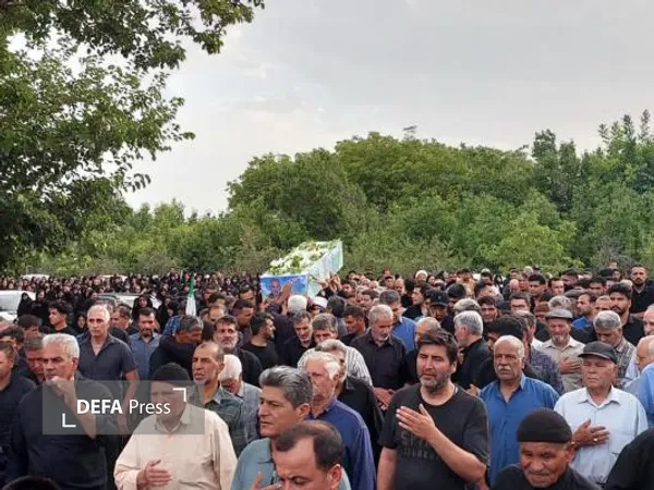 تشییع پیکر جانباز 1 تشییع پیکر جانباز 1