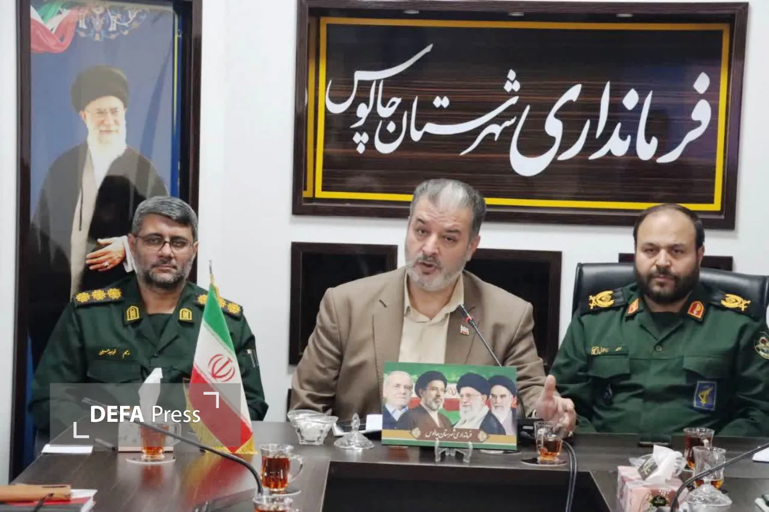 تصاویر/ جلسه شورای هماهنگی حفظ آثار و نشر ارزش‌های دفاع مقدس و مقاومت چالوس