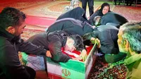 فیلم/ مراسم وداع خانواده شهید مدافع امنیت «محسن چهری»