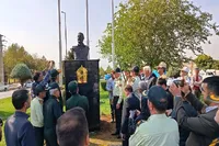 تندیس شهید مدافع امنیت «حسین یوسفی» در سنندج رونمایی شد