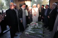 تصاویر/ مراسم پنجاه و ششمین سالگرد شهادت آیت الله «سیدمحمد رضا سعیدی» در قم